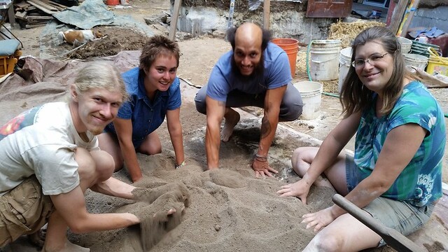 Cob Building Work Party